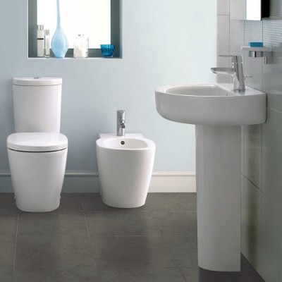Set vas wc cu rezervor Arc, cu alimentare laterala, Ideal Standard Connect E803601+E786101 - amb 3