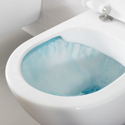 Set vas wc suspendat Direct Flush cu capac soft close slim Villeroy & Boch seria Avento 5656RS01 - detaliu 2