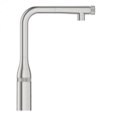 Baterie bucatarie, control push&turn, dus extractabil, Grohe Essence Smartcontrol crom mat (supersteel) 31615DC0