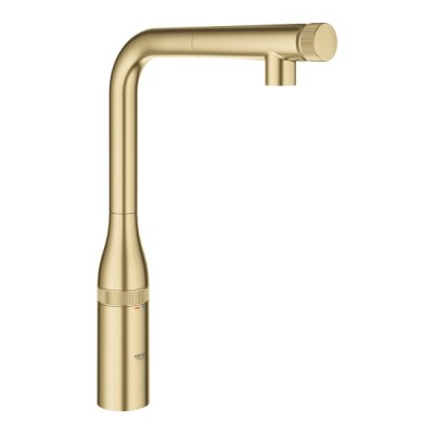 Baterie bucatarie, control push&turn, dus extractabil, Grohe Essence Smartcontrol auriu mat (brushed cool sunrise) 31615GN0