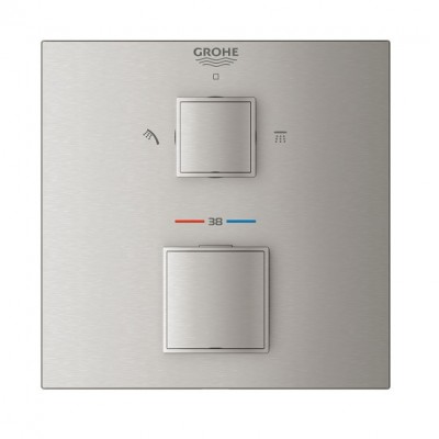 Grohe Grohtherm Cube crom mat (supersteel) 24154DC0