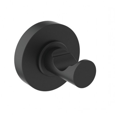Cuier simplu baie, negru mat (silk black), Ideal Standard IOM A9115XG