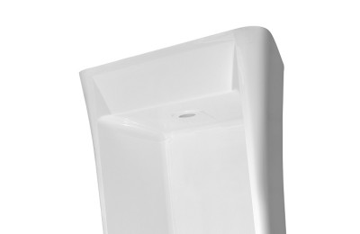 Lavoar cu montaj pe pardoseala, alb (white), Besco Assos UMD-A-WO - detaliu 3