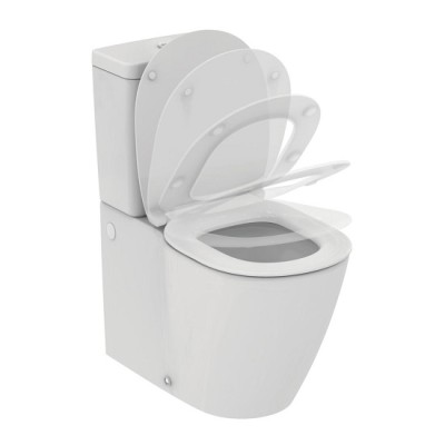 Set vas WC BTW Aquablade, cu rezervor alimentare inferioara Cube,si capac soft close, Ideal Standard Connect E039701+E797001+E712701 - detaliu