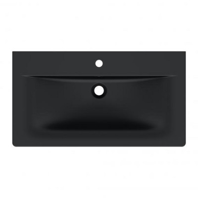 Lavoar suspendat dreptunghiular, negru mat, Ideal Standard Connect Air Vanity - detaliu 4
