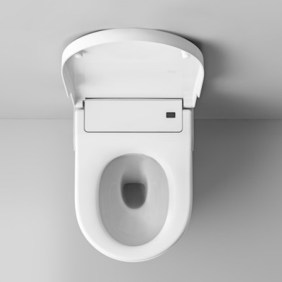 Set vas wc Smart suspendat Rimless, cu functie de bideu si capac soft close, Roca Inspira In-Wash 803060001 - detaliu 3