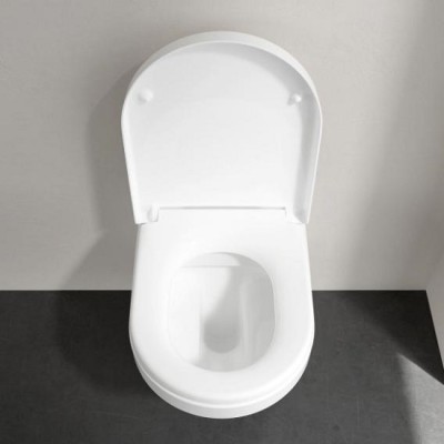 Vas wc suspendat Direct Flush, prindere ascunsa, cu capac soft close, Villeroy & Boch Arhitectura 4694HR01 - detaliu 1