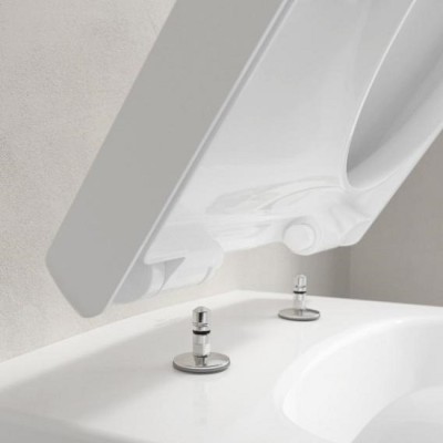 Vas wc suspendat Direct Flush, prindere ascunsa, cu capac soft close, Villeroy & Boch Arhitectura 4694HR01 - detaliu 5