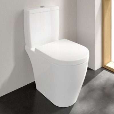Set vas wc Direct Flush, cu rezervor alimentare laterala, Villeroy & Boch Avento 5644R001+77581101 - amb 1
