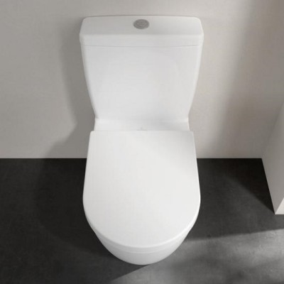 Set vas wc Direct Flush, cu rezervor alimentare laterala, Villeroy & Boch Avento 5644R001+77581101 - amb 3