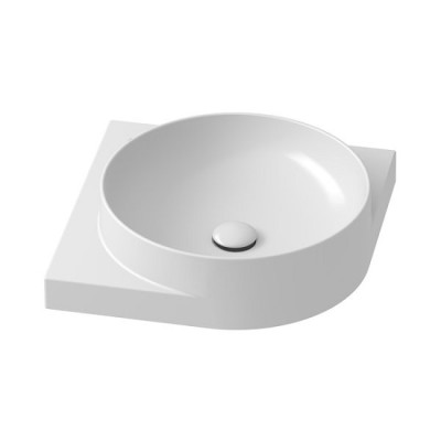 Lavoar suspendat rotund ceramica, cu zona de depozitare, Ravak Yard 450 , XJX01245000 - detaliu 1