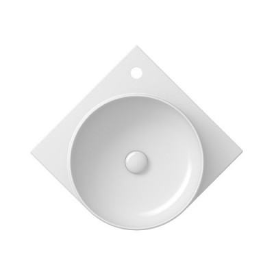 Lavoar suspendat rotund ceramica, cu zona de depozitare, Ravak Yard 450 , XJX01245000 - detaliu 3