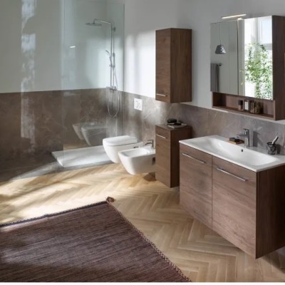 Oglinda pentru mobilier baie, cu dulapior cu 2 usi, Geberit Selnova Square - amb 3