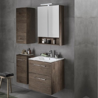 Oglinda pentru mobilier baie, cu dulapior cu 2 usi, Geberit Selnova Square - amb 6