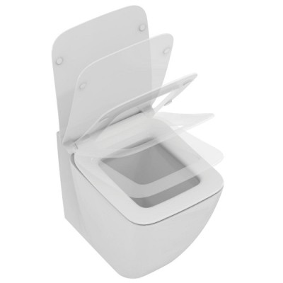 Capac WC subtire, soft close detasabil Ideal Standard Strada II T360101 - detaliu 1