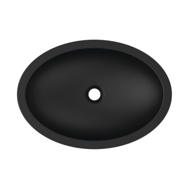 Lavoar pe blat oval 60 cm, negru, Ideal Standard K0784V3 - detaliu 2