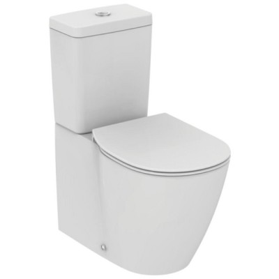 Set vas wc BTW, cu rezervor alimentare inferioara Cube si capac normal, Ideal Standard Connect E803701+E797001+E712801 - detaliu 1