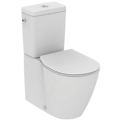 Set vas wc BTW, cu rezervor alimentare laterala Cube si capac normal, Ideal Standard Connect E803701+E797101+E712801 - detaliu