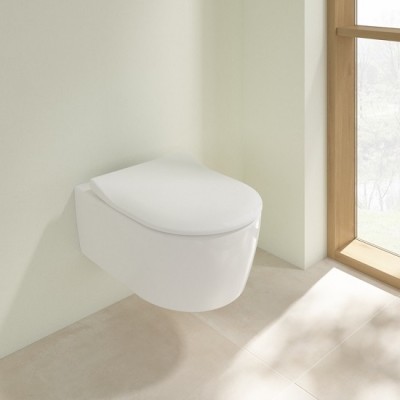 Set vas wc suspendat Direct Flush cu capac soft close slim Villeroy & Boch seria Avento 5656RS01 - amb 4