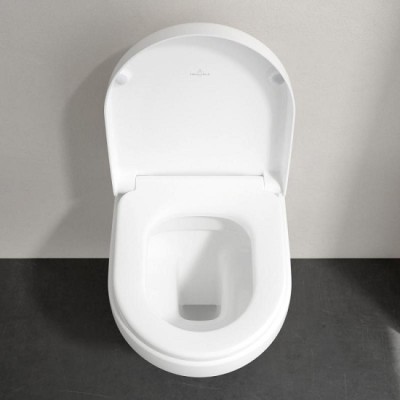 Set vas wc suspendat Compact cu capac soft close Villeroy & Boch seria Arhitectura 4687HR01 - amb 3