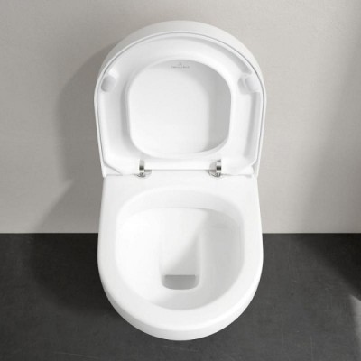 Set vas wc suspendat Compact cu capac soft close Villeroy & Boch seria Arhitectura 4687HR01 - amb 4
