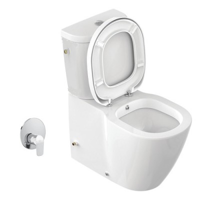 Set vas wc cu functie de bideu si rezervor alimentare laterala Arc, Ideal Standard Connect E781701+E78 6101 - detaliu 4