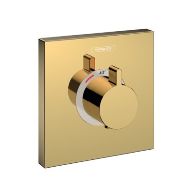 Termostat incastrat pentru baterie, debit mare, auriu lucios (polished gold optic), Hansgrohe ShowerSelect 15760990