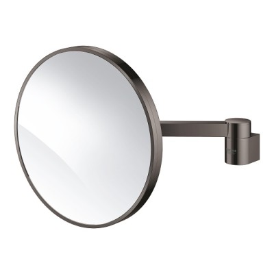 Oglinda cosmetica rotunda 20 cm , antracit lucios (hard graphite), Grohe Selection 41077A00 - detaliu