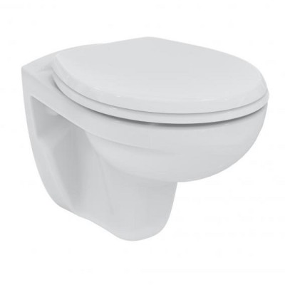 Vas WC suspendat Rimless, cu capac soft close, Ideal Standard Eurovit K881001+W303001 - detaliu 2