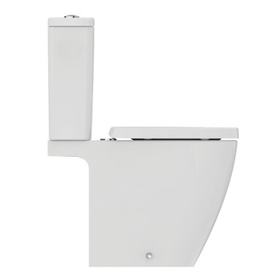 Set vas wc Rimless, Compact, cu rezervor alimentare laterala si capac normal, Ideal Standard i.Life S T459601+T499801+T473601 - detaliu 4