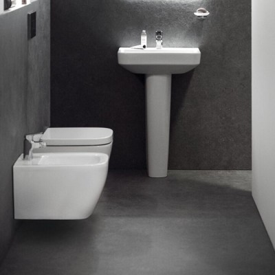 Vas wc suspendat Rimless, Compact, cu capac normal, Ideal Standard i.Life T459201+T473601 - amb 7