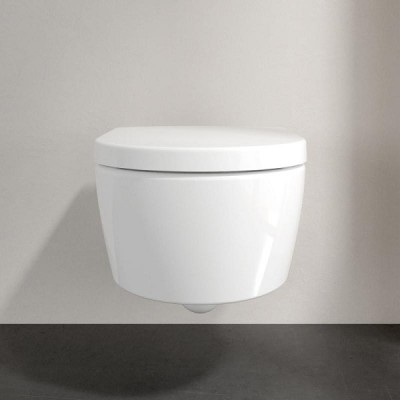 Set vas wc suspendat Direct Flush, cu capac soft close, Villeroy & Boch Avento 5656HR01 - amb 3