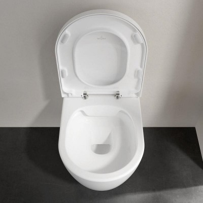 Set vas wc suspendat Direct Flush, cu capac soft close, Villeroy & Boch Avento 5656HR01 - detaliu 2