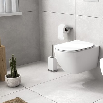 Capac soft close subtire, pentru vas wc, alb, Ideal Standard Tesi  T552201