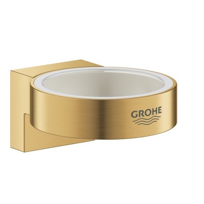 Suport pentru pahar sau dozator, cu fixare ascunsa, auriu mat (brushed cool sunrise), Grohe, Selection 41027GN0