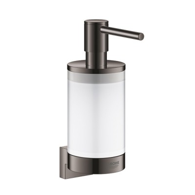 Dispenser sapun lichid, fara suport, antracit lucios (hard graphite),  Grohe Selection 41028A00 - detaliu 2