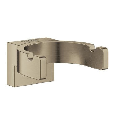 Cuier dublu baie, fixare ascunsa, bronz mat (brushed nickel), Grohe Selection 41049EN0