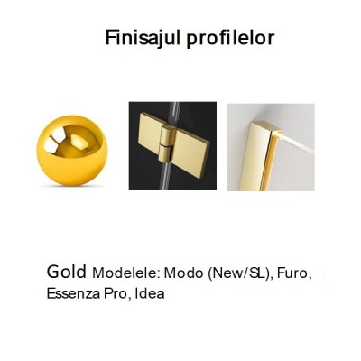 Finisaj profile Gold Lucios