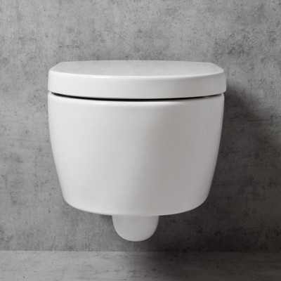 Vas wc suspendat Compact, cu spalare verticala, cu capac soft close, Geberit ICon 204030000+500.670.01.1 - amb 2