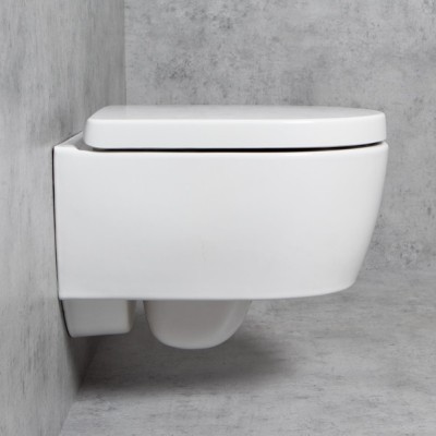 Vas wc suspendat Compact, cu spalare verticala, cu capac soft close, Geberit ICon 204030000+500.670.01.1 - amb 3