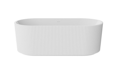 Cada de baie freestanding, ovala alba (white), Besco Giuliana WAS-150-GL - detaliu 1