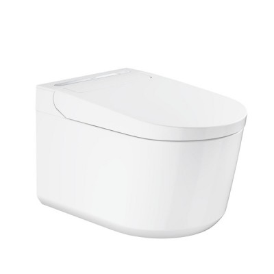 Vas wc suspendat cu functie de bideu, alb alpin, Grohe Sensia Pro cu Grohe HyperClean 36508SH0 - detaliu 2