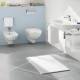 Set vas wc suspendat Direct Flush, Compact, cu capac soft close, Villeroy & Boch seria O Novo 5668HR01 - amb 1