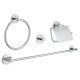 Set accesorii baie 4 in 1 Grohe Essentials crom 40776001