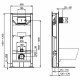 Rezervor incastrata cu rama, pentru vas wc suspendat Ideal Standard ProSys 120M R020467 teh
