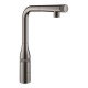 Baterie bucatarie, control push&turn, dus extractabil, Grohe Essence Smartcontrol antracit (hard graphite) 31615A00