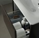 Mobilier de baie cu lavoar 50 Ideal Standard Connect Air maro detaliu
