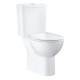 Set vas wc Rimless orizontal cu rezervor alimentare laterala si capac soft close  Grohe Bau Ceramic 39496000 a