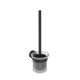 Perie wc cu support, negru mat (silk black), Ideal Standard IOM A9119XG; 