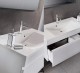 Set mobilier de baie cu lavoar marmura compozit, Oristo Horyzont detalii